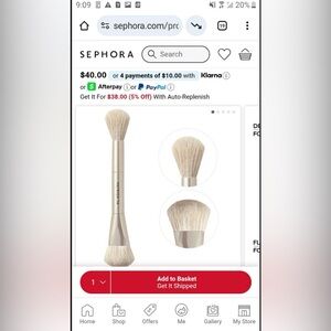 Patrick Ta Dual Ended Face #3 Makeup Brush